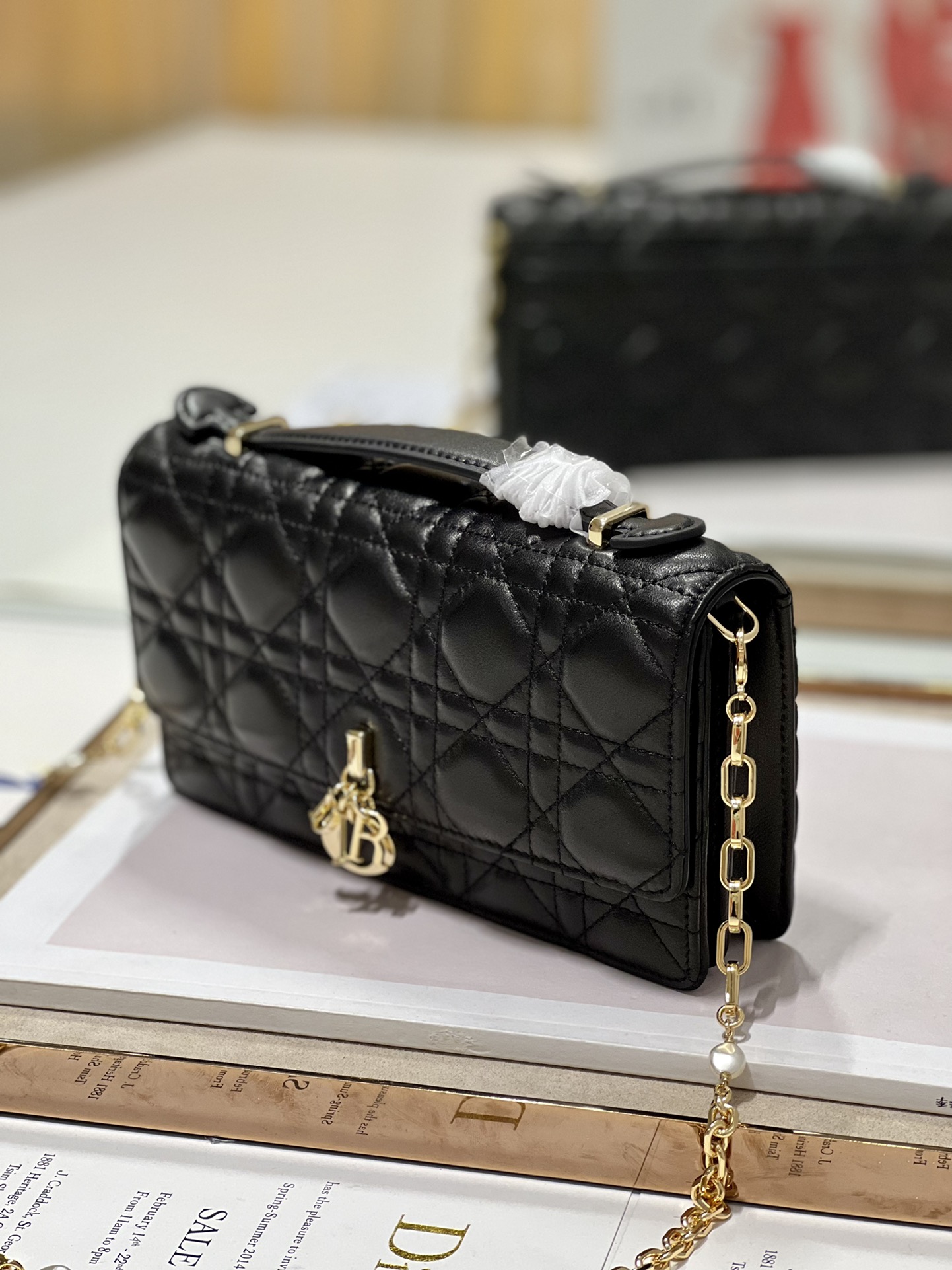 Replica Dior Miss Mini Bag Black Cannage Lambskin S0980Onmj_M900 - Image 9