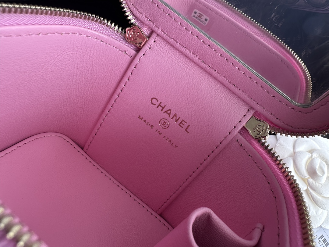 Replica Chanel Clutch With Chain Grained Calfskin & Gold-Tone Metal Pink Ap3203 - Image 4