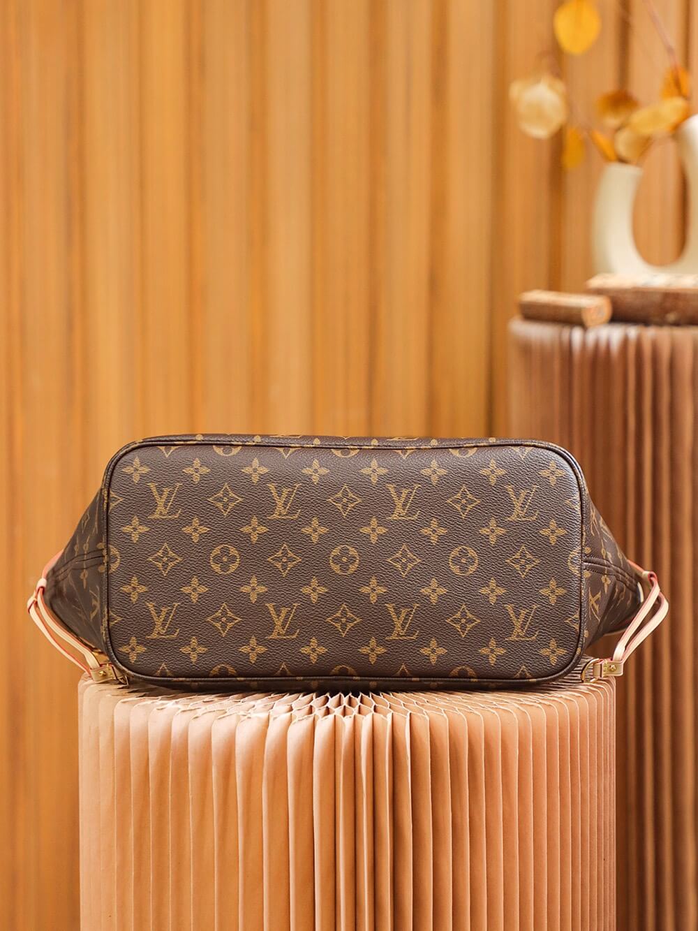 Replica Louis Vuitton Monogram Neverfull Red Pm/Mm/Gm M41177 - Image 3