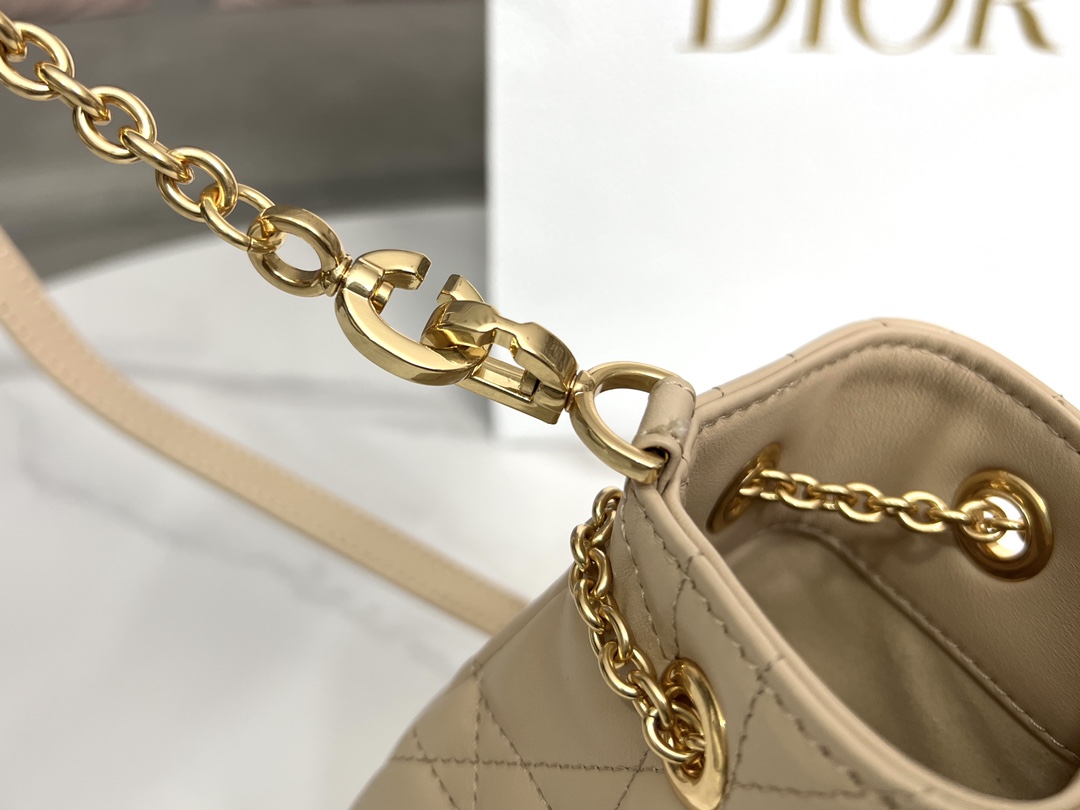 Replica Dior Medium Ammi Bag Sand Pink Supple Macrocannage Lambskin M22566Fbe_M84P - Image 6