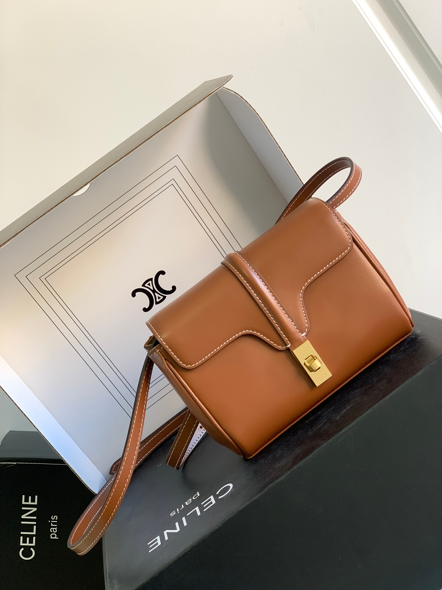Replica Celine Teen Soft 16 In Smooth Calfskin Safari