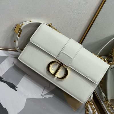 Replica Dior 30 Montaigne Bag White Box Calfskin S2110Umos_M991