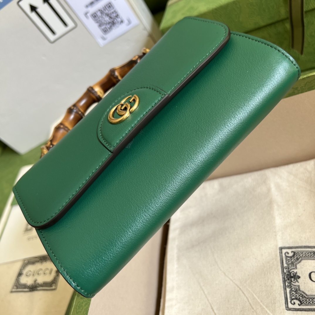 Replica Gucci Gg Small Top Handle Bag With Bamboo - Image 4