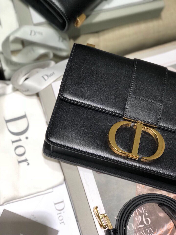 Replica Dior 30 Montaigne Bag Black Box Calfskin M9203Umos_M911 - Image 2