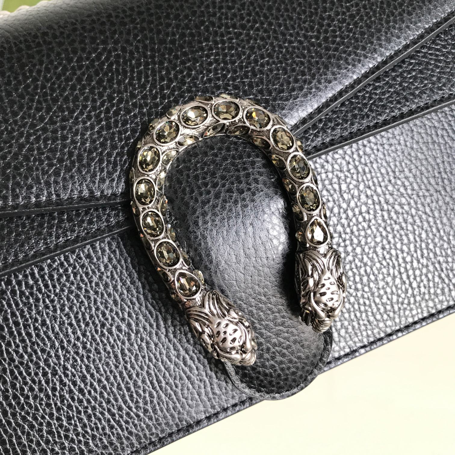 Replica Gucci Dionysus Small Shoulder Bag Black 400249 - Image 6