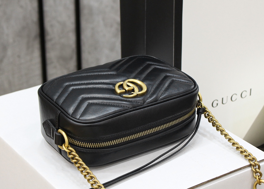Replica Gucci Gg Marmont Matelasse Mini Bag 448065 - Image 5