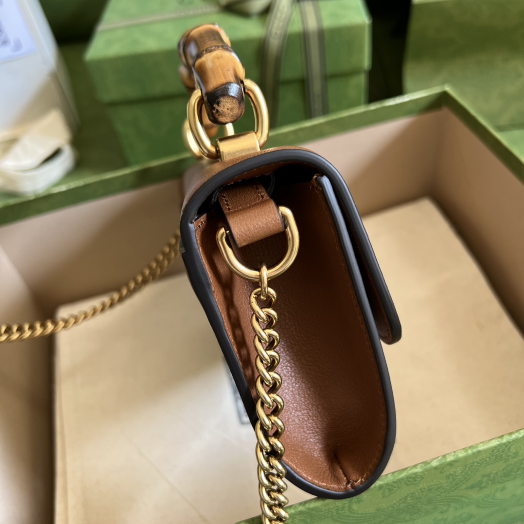 Replica Gucci Gg Small Top Handle Bag With Bamboo 675794 - Image 4