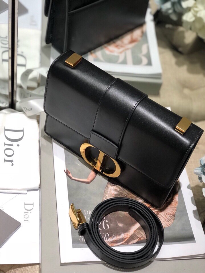 Replica Dior 30 Montaigne Bag Black Box Calfskin M9203Umos_M911 - Image 3