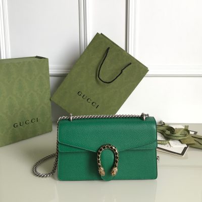 Replica Gucci Dionysus Small Shoulder Bag Forest Green 400249