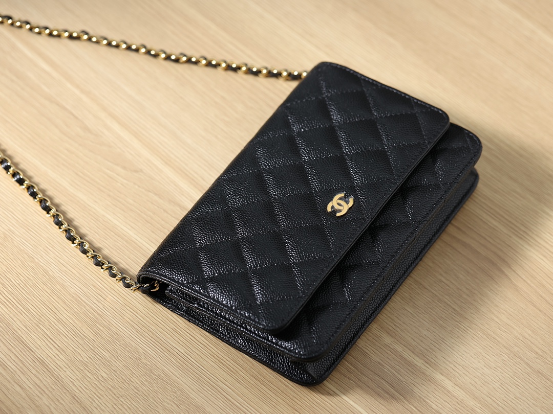 Replica Chanel Woc Gold Chain Black - Image 8