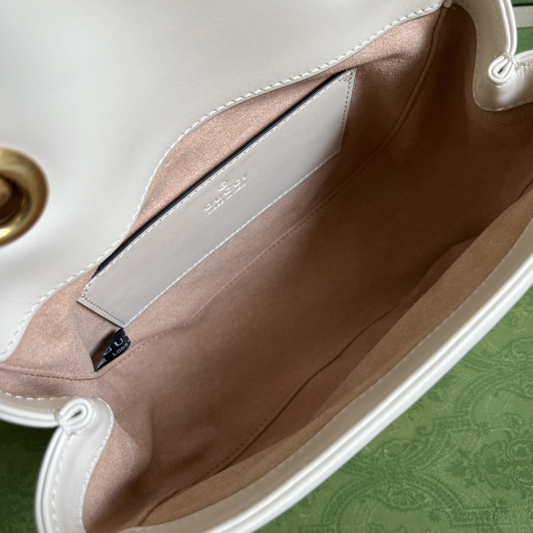 Replica Gucci Marmont Gg White 739682 - Image 9