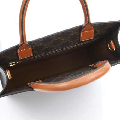 Alternative view of Replica Celine Small Cabas Vertical In Triomphe Canvas