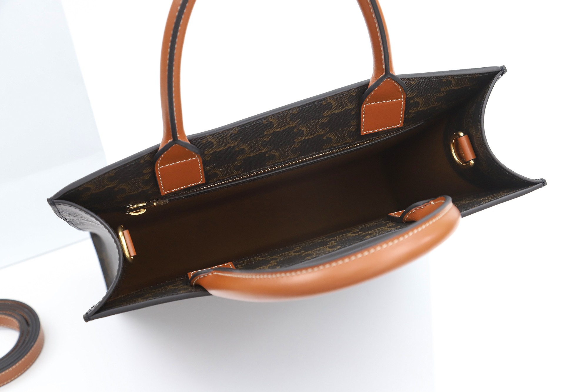 Replica Celine Small Cabas Vertical In Triomphe Canvas - Image 2