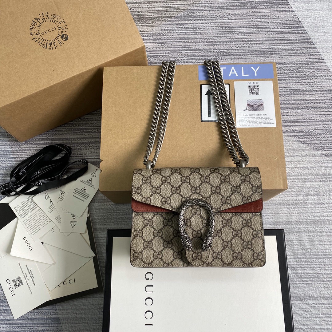 Replica Gucci Dionysus Gg Supreme Mini Bag 421970