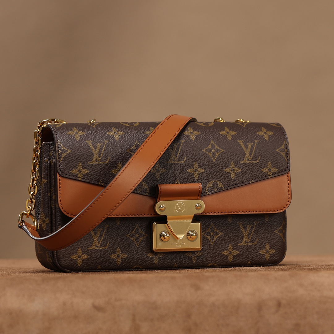 Replica Louis Vuitton Monogram Leather Marceau M46126 AAA - Image 8