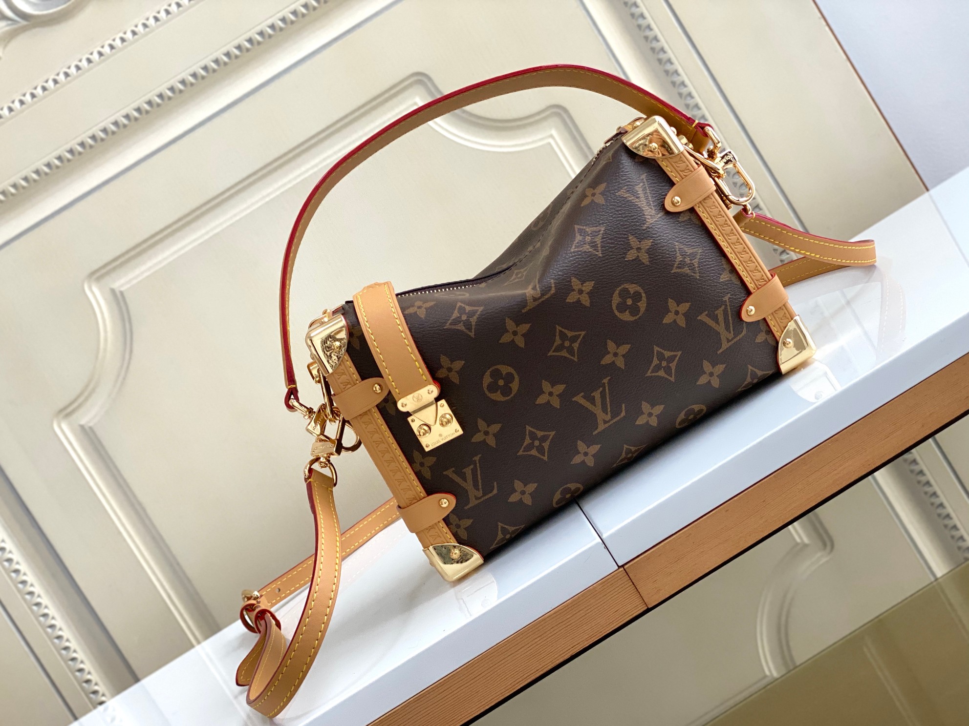 Replica Louis Vuitton Monogram Canvas Side Trunk M46358