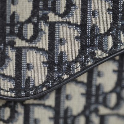 Alternative view of Replica Dior Saddle Pouch Blue Dior Oblique Jacquard S5620Ctzq_M928