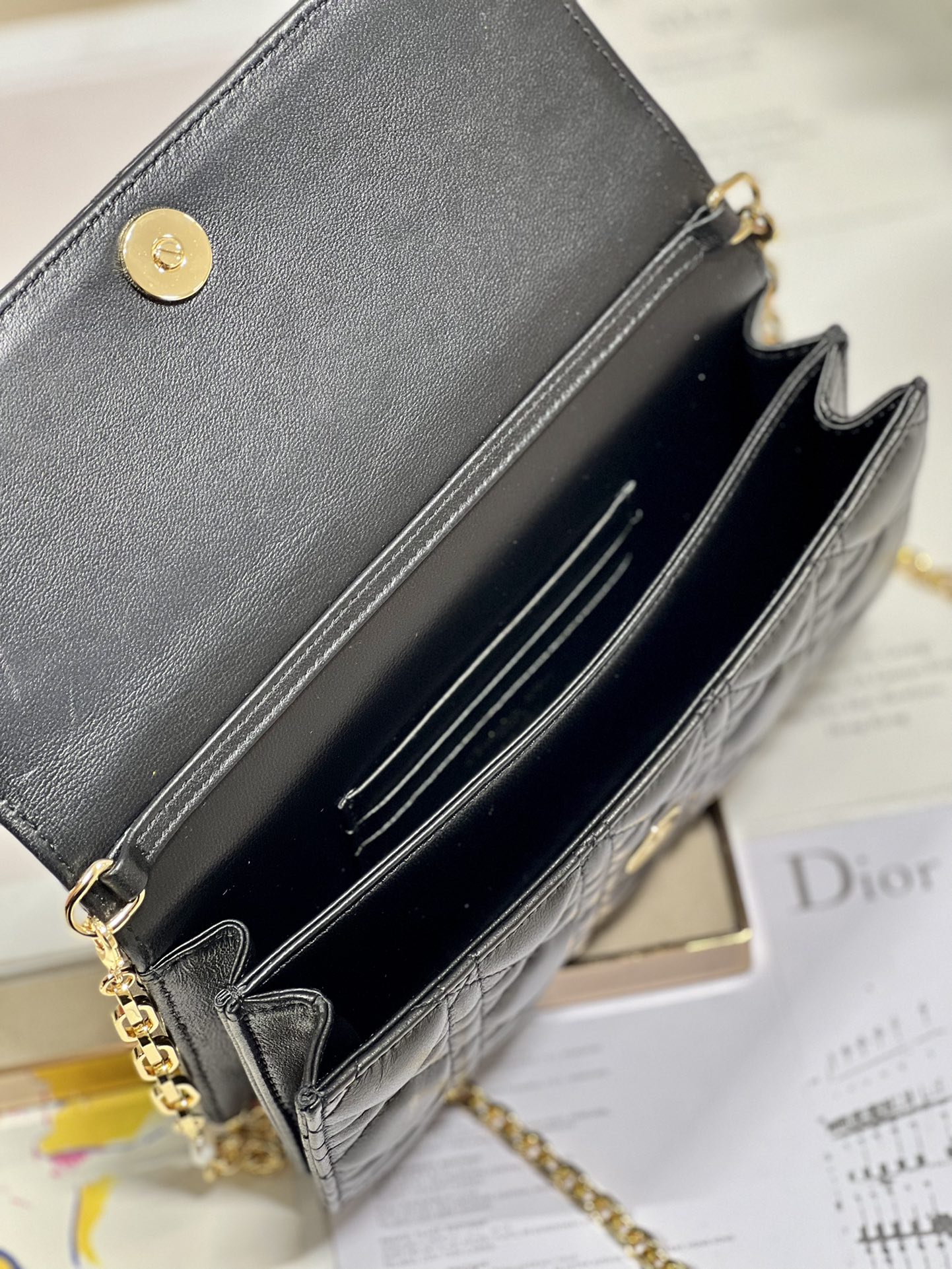 Replica Dior Miss Mini Bag Black Cannage Lambskin S0980Onmj_M900 - Image 3