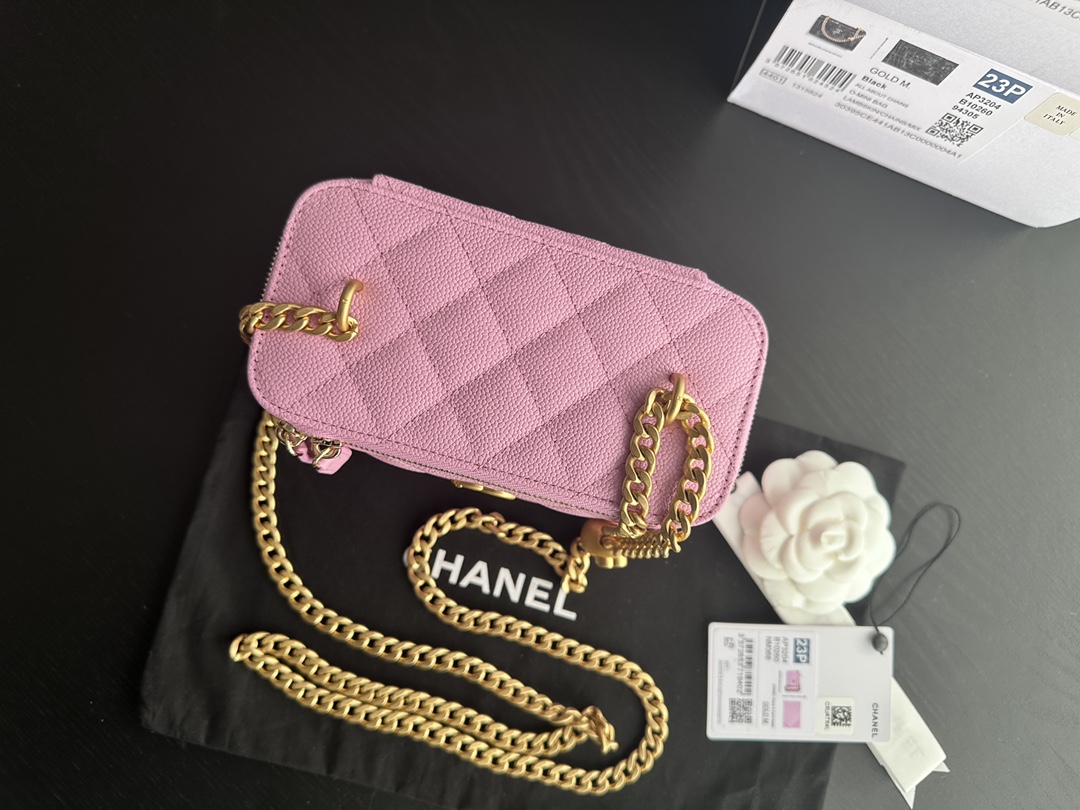 Replica Chanel Classic Wallet On Chain Pink Ap0250 - Image 8