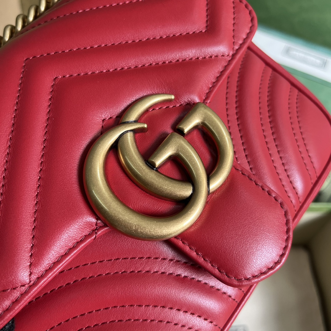 Replica Gucci Marmont Gg Red 739682 - Image 6