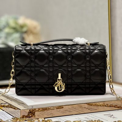 Replica Dior Miss Mini Bag Black Cannage Lambskin S0980Onmj_M900