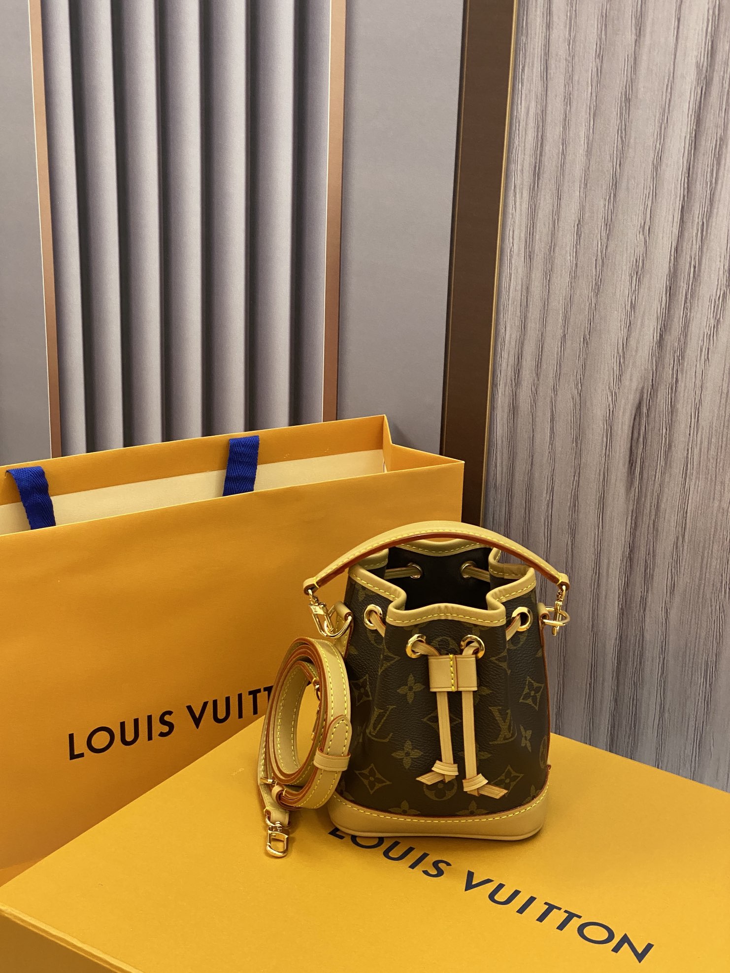 Replica Louis Vuitton Monogram Nano Noé M81266