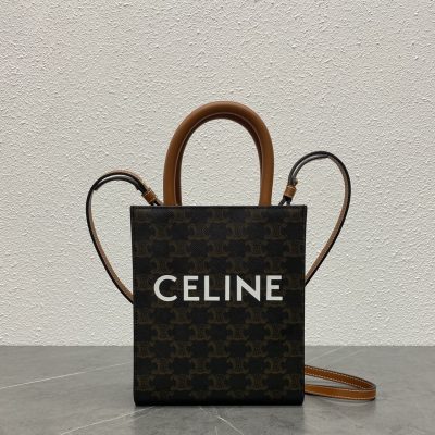 Replica Celine Triomphe Mini Tote Black 194372Bzk.04Lu