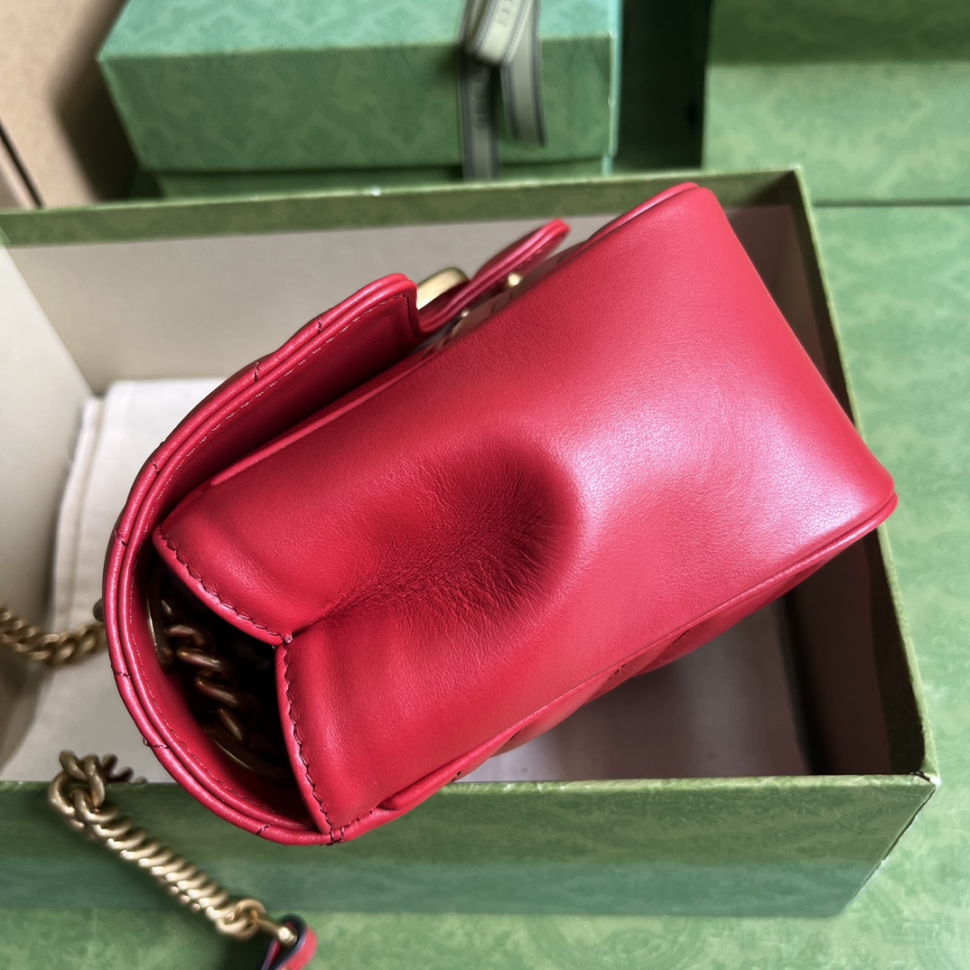 Replica Gucci Marmont Gg Red 739682 - Image 9