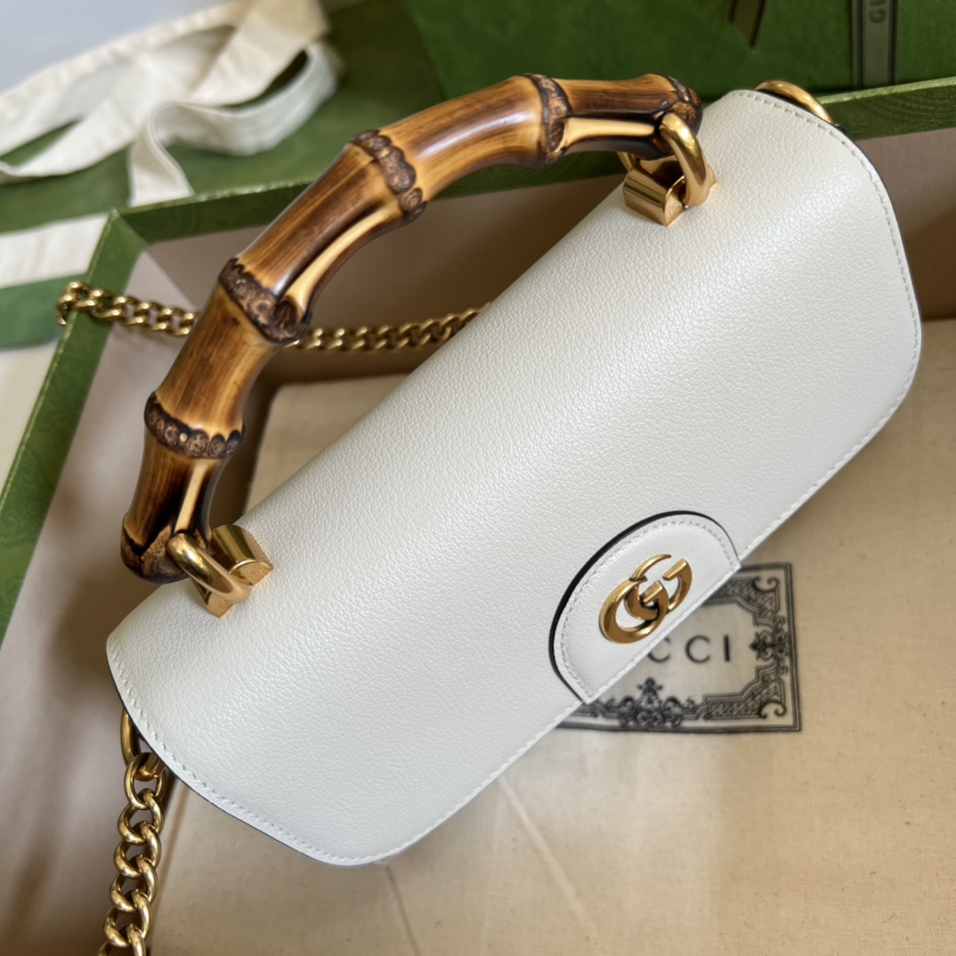 Replica Gucci Gg Small Top Handle Bag With Bamboo 675794 - Image 3