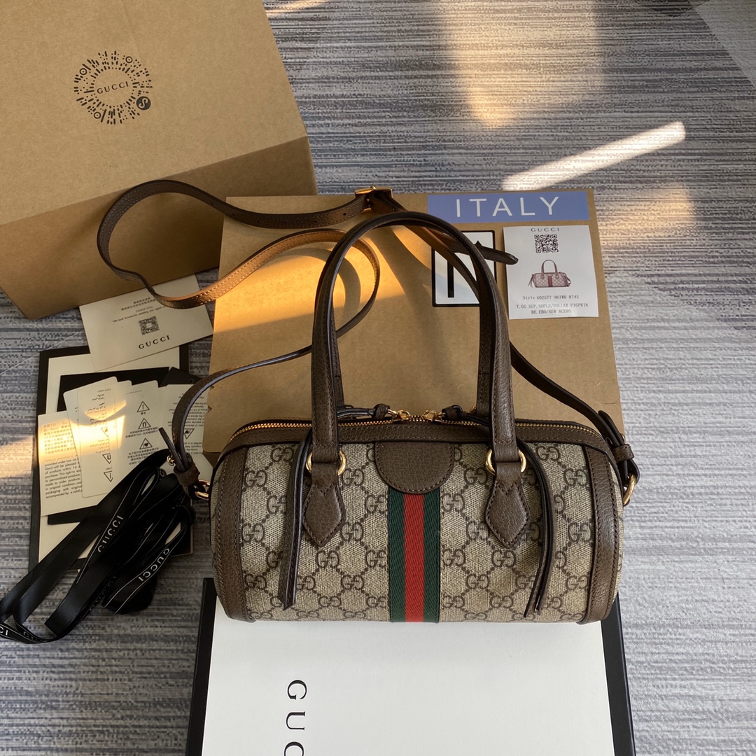 Replica Gucci Ophidia Gg Small Boston Bag 602577