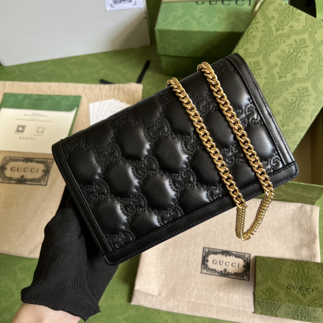 Replica Gucci Gg Matelasse Chain Wallet 723787 - Image 9