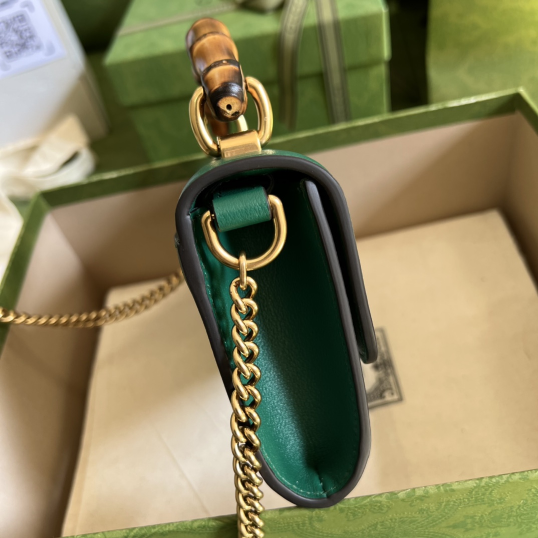 Replica Gucci Gg Small Top Handle Bag With Bamboo - Image 3