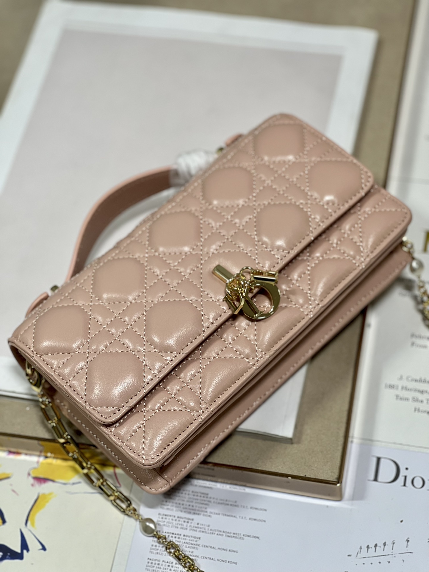 Replica Dior Miss Mini Bag Rose Des Vents Cannage Lambskin S0980Onmj_M49P - Image 4