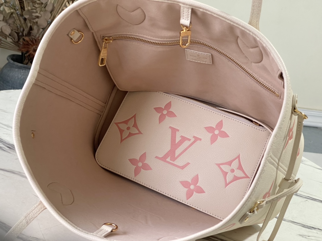 Replica Louis Vuitton Neverfull Mm Pink M21579 - Image 2