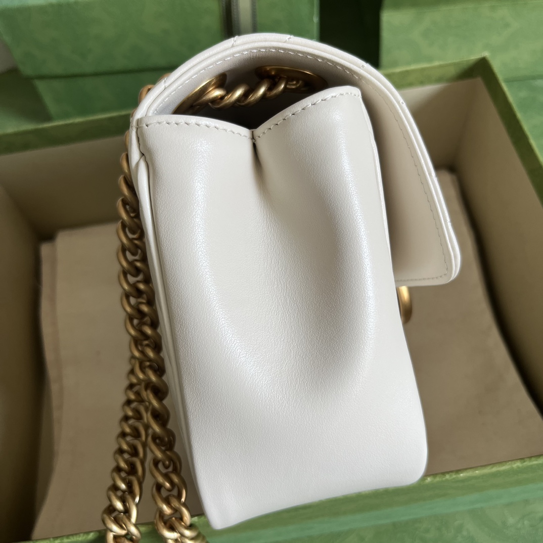 Replica Gucci Marmont Gg White 739682 - Image 6