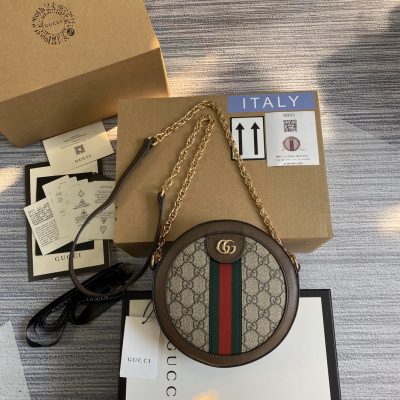 Replica Gucci Ophidia Mini Gg Round Shoulder Bag 550618