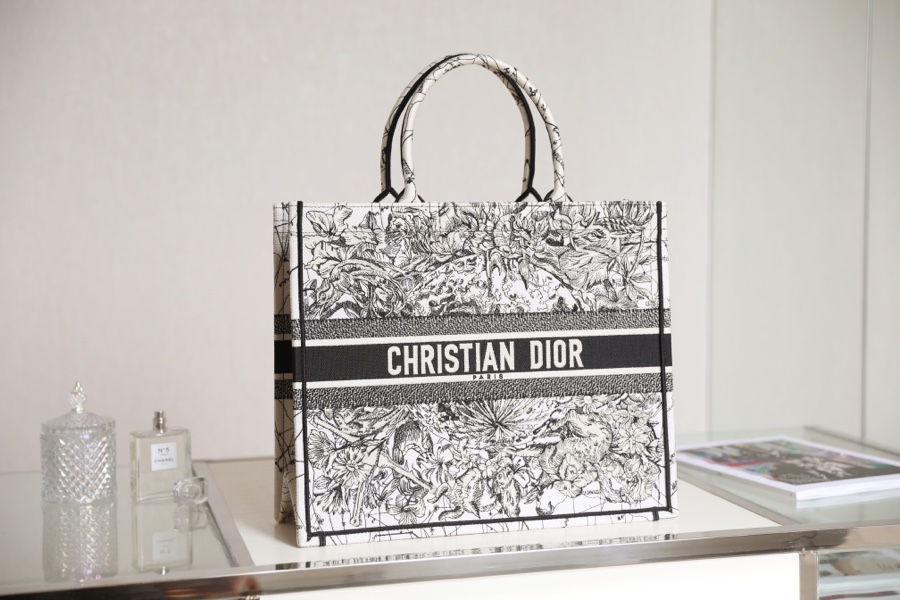 Replica Dior Book Tote Pink Toile De Jouy Embroidery