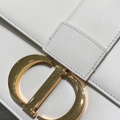 Alternative view of Replica Dior30 Montaigne Bag Latte Box Calfskin