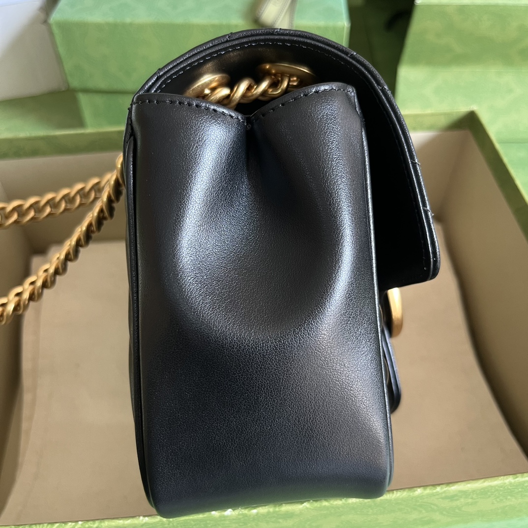 Replica Gucci Marmont Gg Black 739682 - Image 8