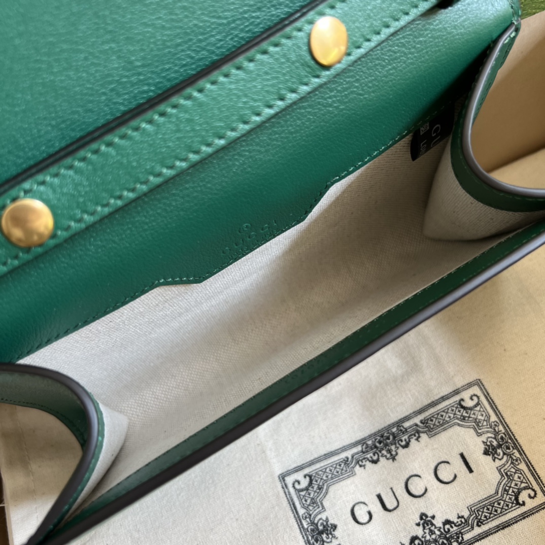 Replica Gucci Gg Small Top Handle Bag With Bamboo - Image 8