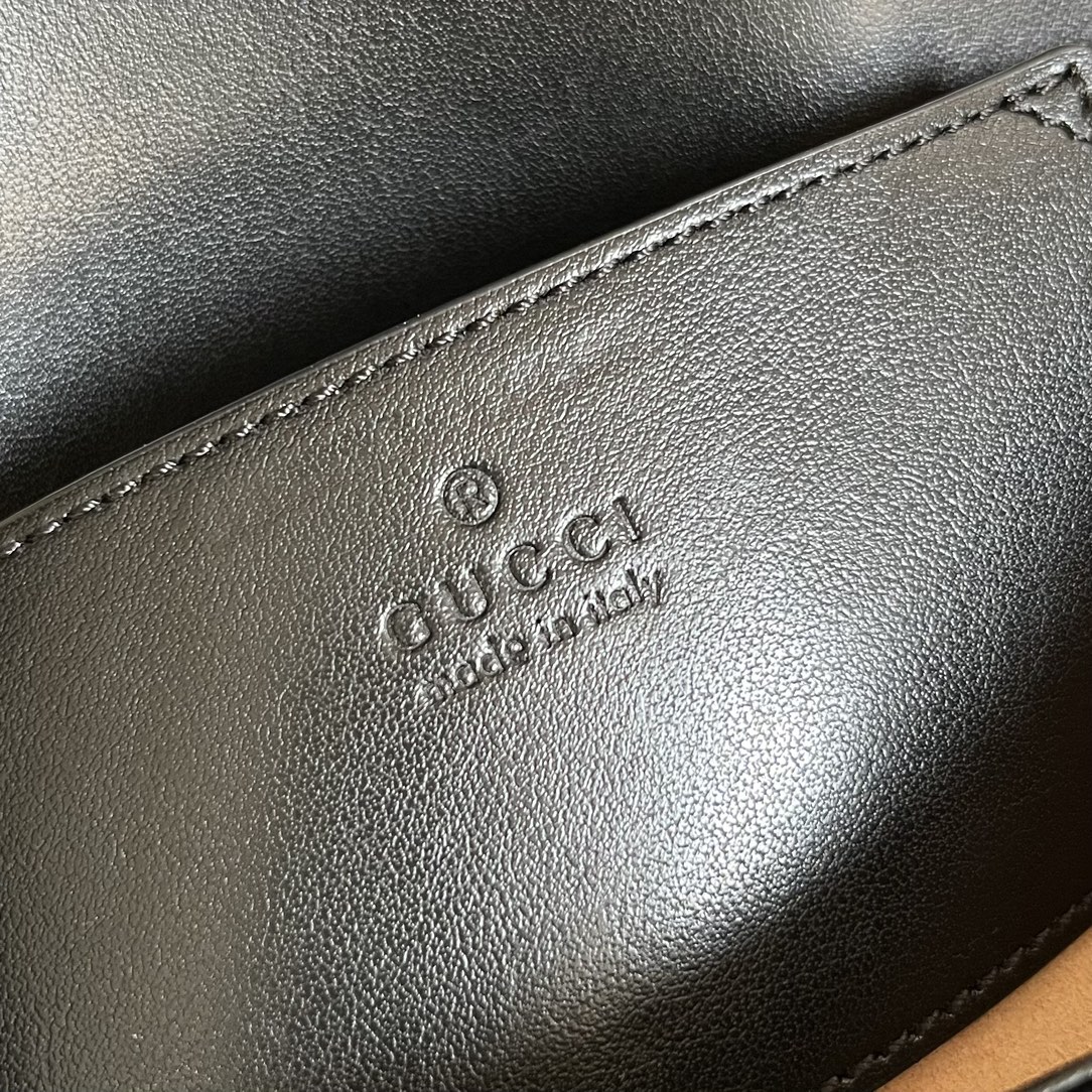 Replica Gucci Marmont Gg Black 739682 - Image 3