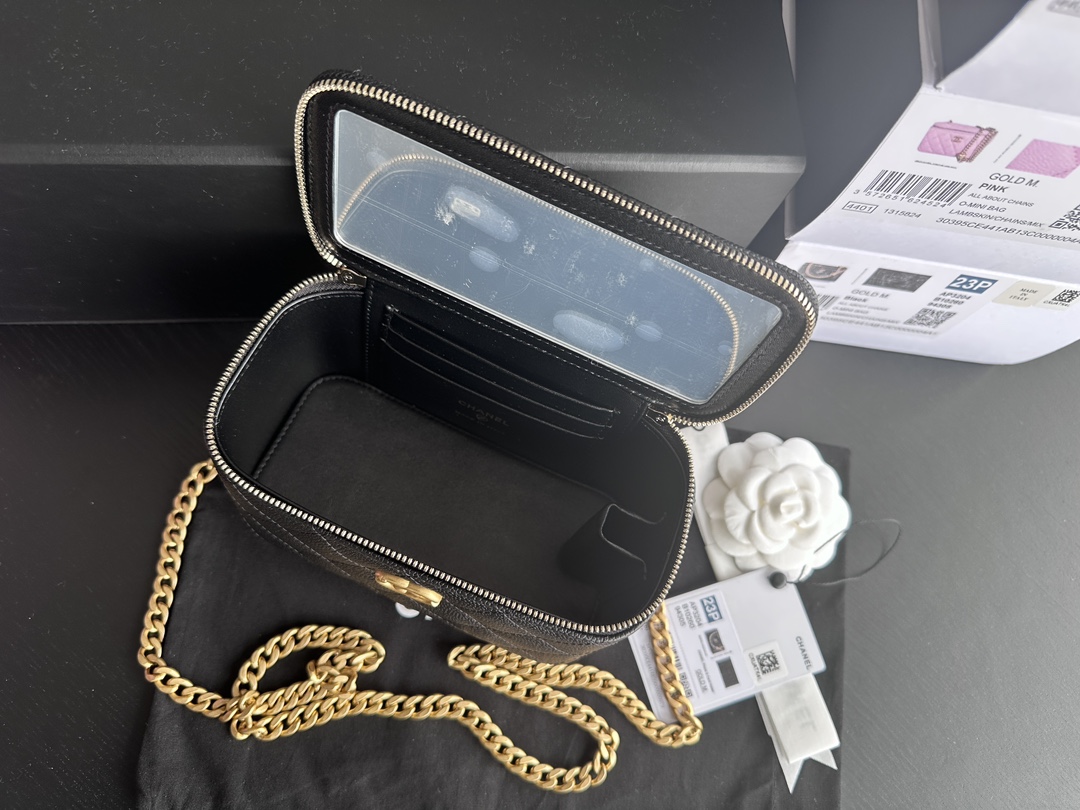 Replica Chanel Vanity Case Black Ap3204 - Image 5