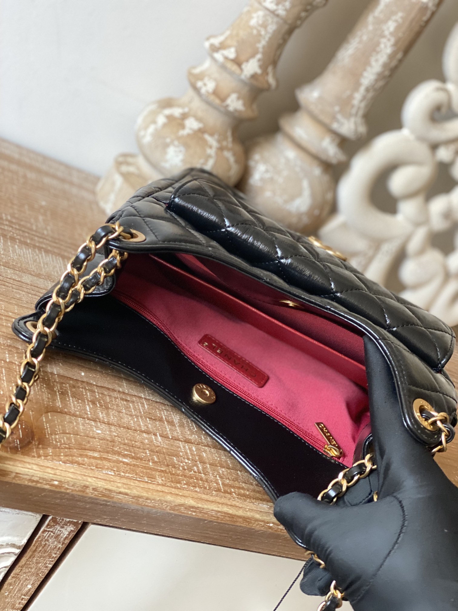 Replica Chanel Cf Mini 3690 Black - Image 2