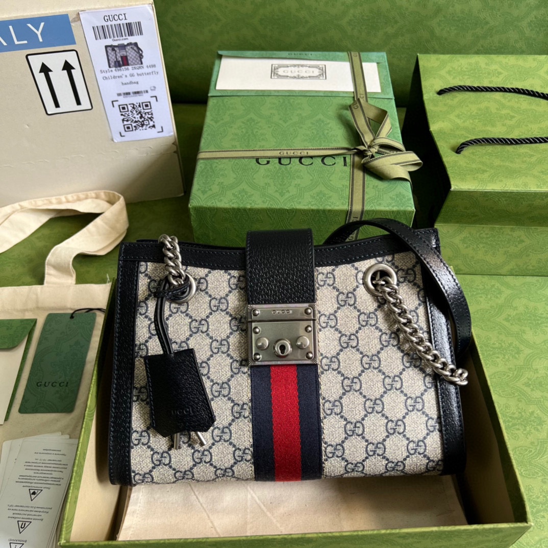 Replica Gucci Padlock Gg Supreme Top Handle Bag 453188