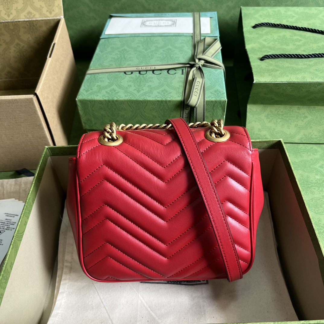 Replica Gucci Marmont Gg Red 739682 - Image 7