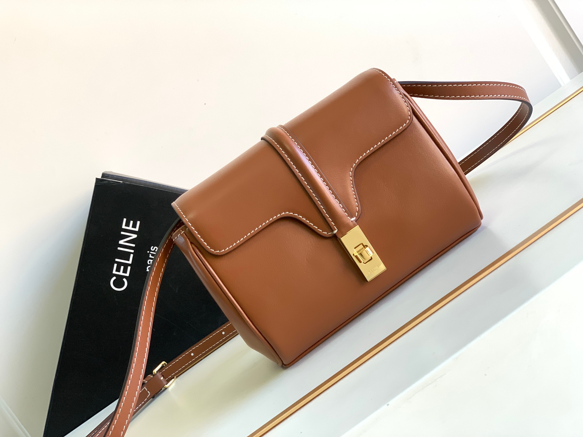 Replica Celine Teen Soft 16 In Smooth Calfskin Safari - Image 6