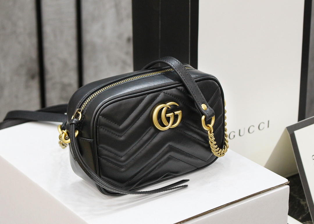 Replica Gucci Gg Marmont Matelasse Mini Bag 448065 - Image 8
