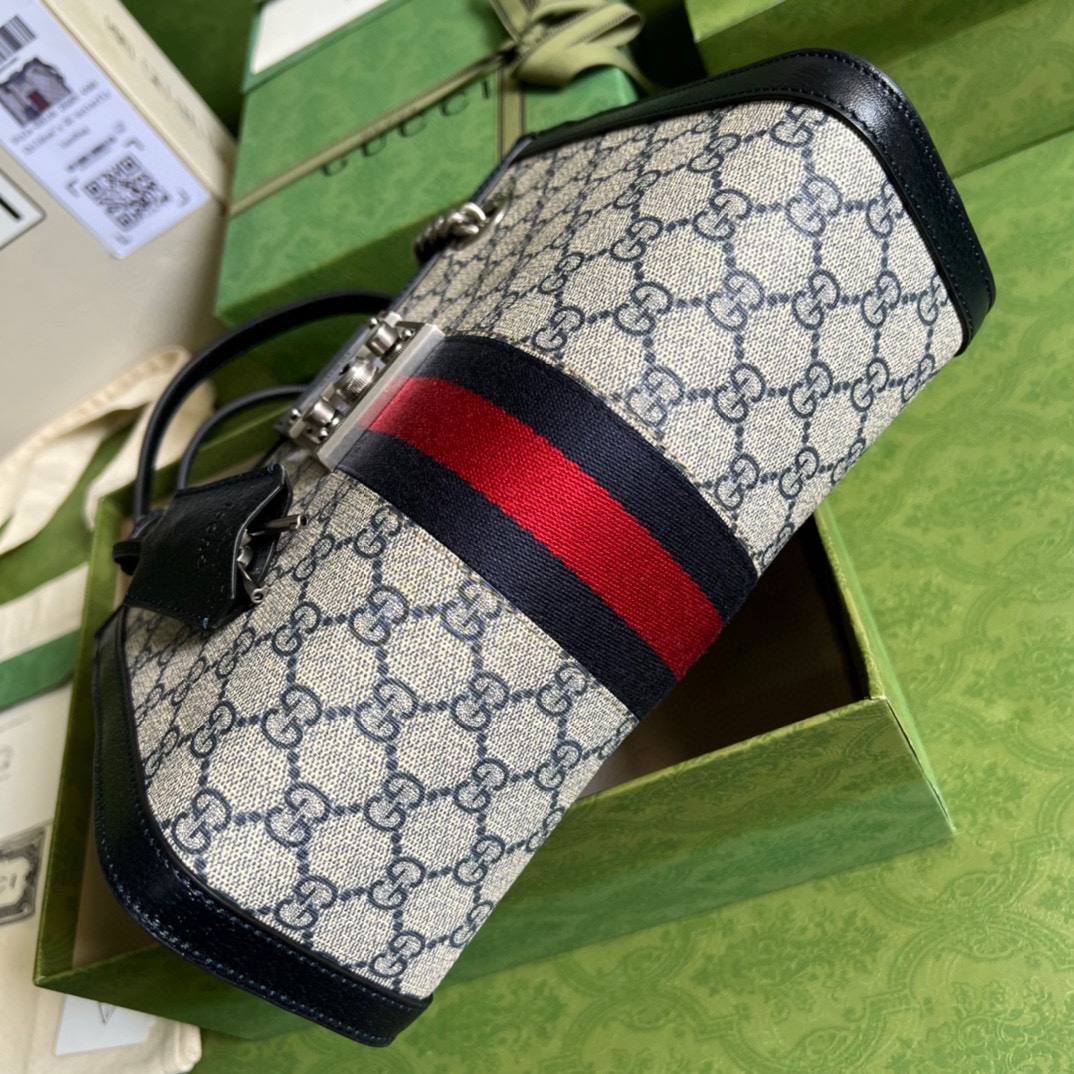 Replica Gucci Padlock Gg Supreme Top Handle Bag 453188 - Image 6