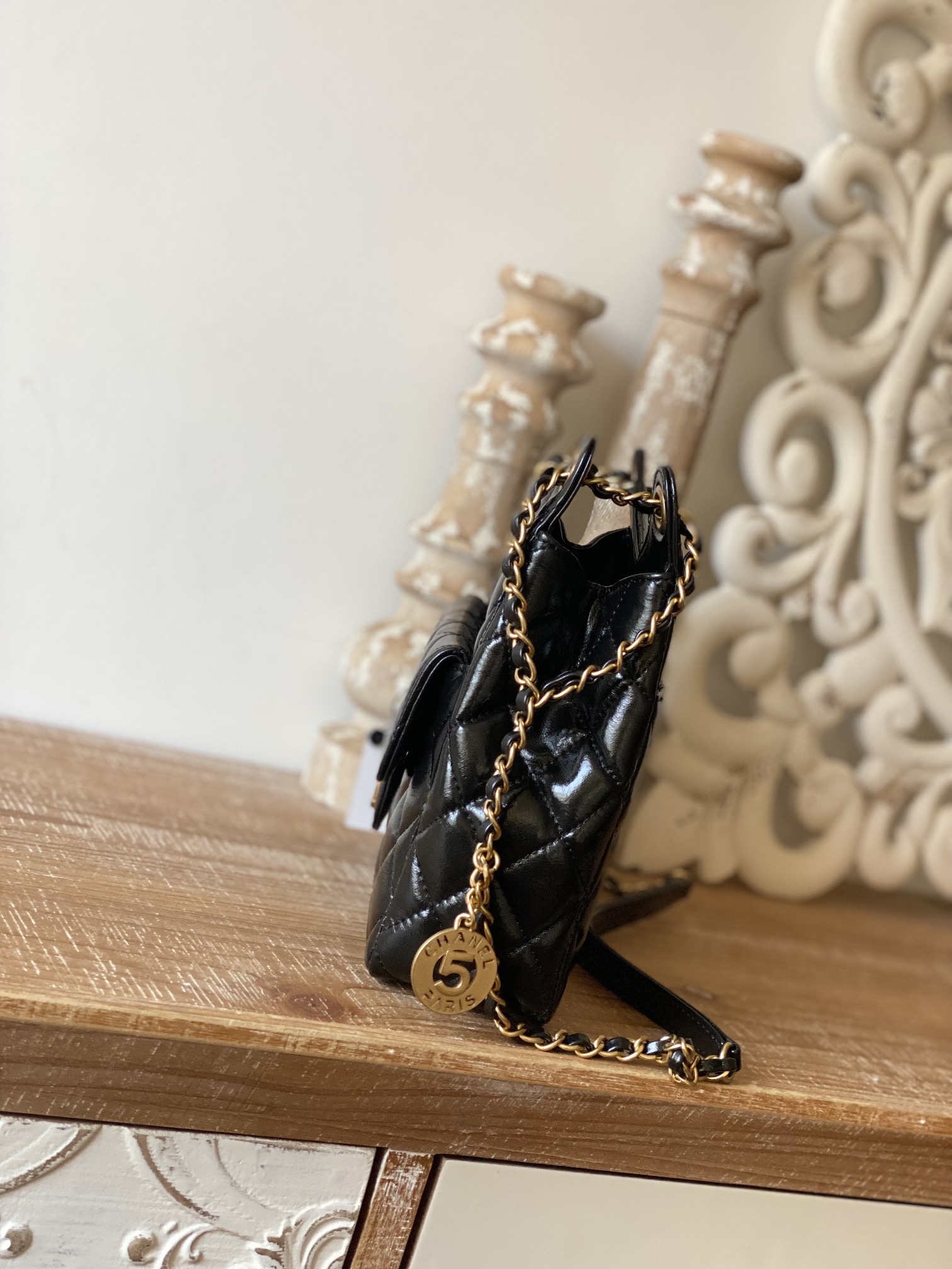 Replica Chanel Cf Mini 3690 Black - Image 5