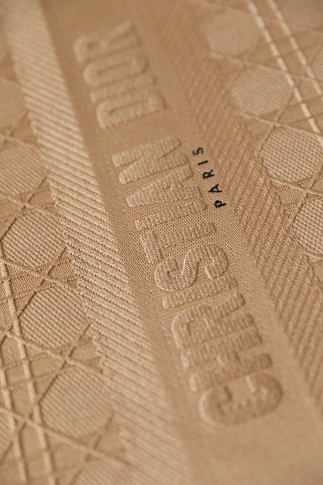 Replica Dior Book Tote Natural Cannage Raffia - Image 2
